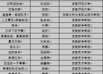 我校苗琰老师摄影作品入选安徽省高校摄影协会 第七届“创意无限”摄影展